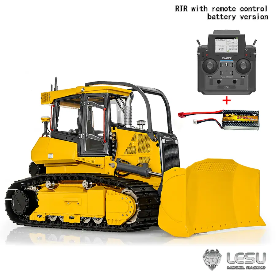 1/14 Aoue 850 bulldozer rescue winch metal engineering model LESU ​