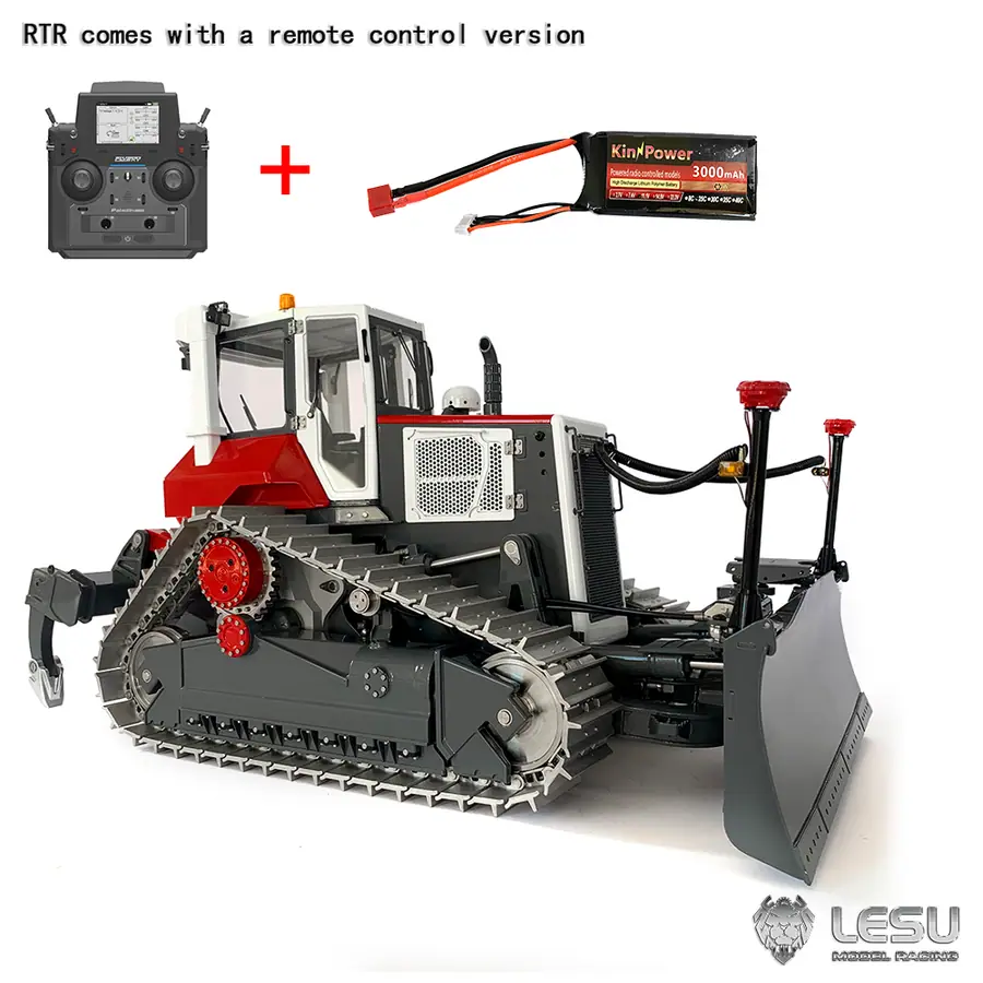1/14 BA-B0004 crawler hydraulic bulldozer full metal model LESU ​
