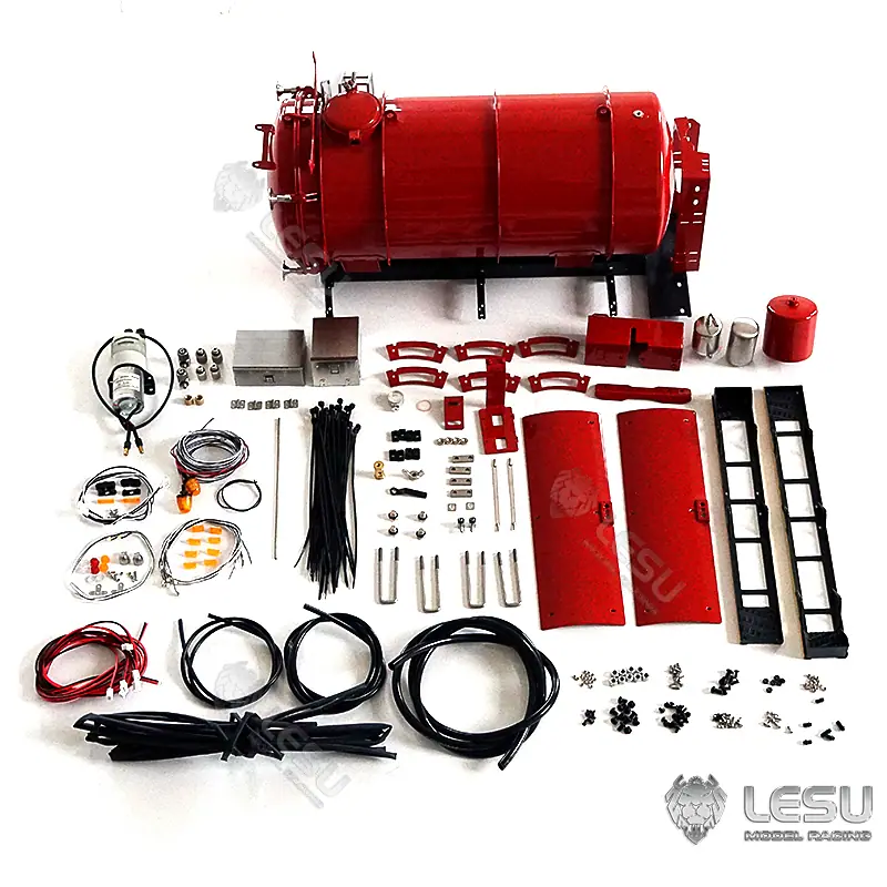 1/14 simulated fixed metal vacuum tank fecal truck LS-A0032 LESU