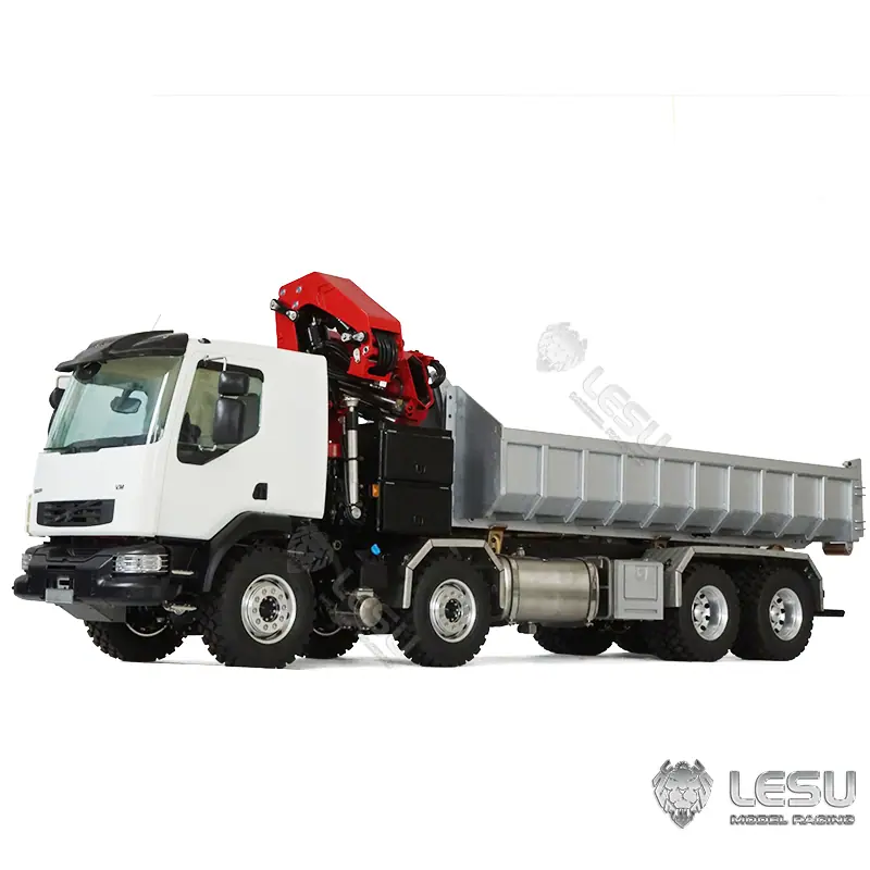 1/14 truck metal toy roll-on truck crane full unloading truck spray paint RTR