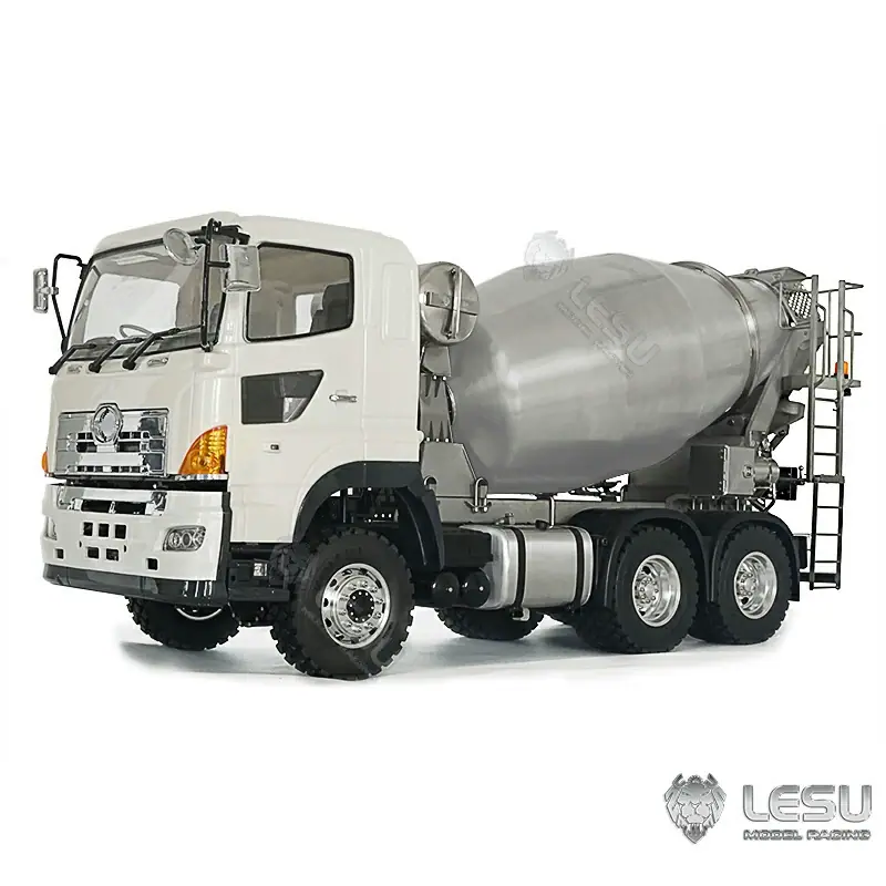 1/14 truck model metal toy 6*6 mixer truck engineering snail truck, Tamiya LESU