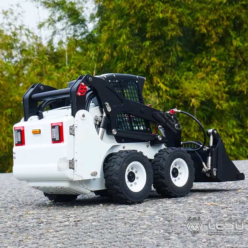 1/14 Wheeled Bobcat Metal Hydraulic Skid Steer Loader Small Bulldozer LESU