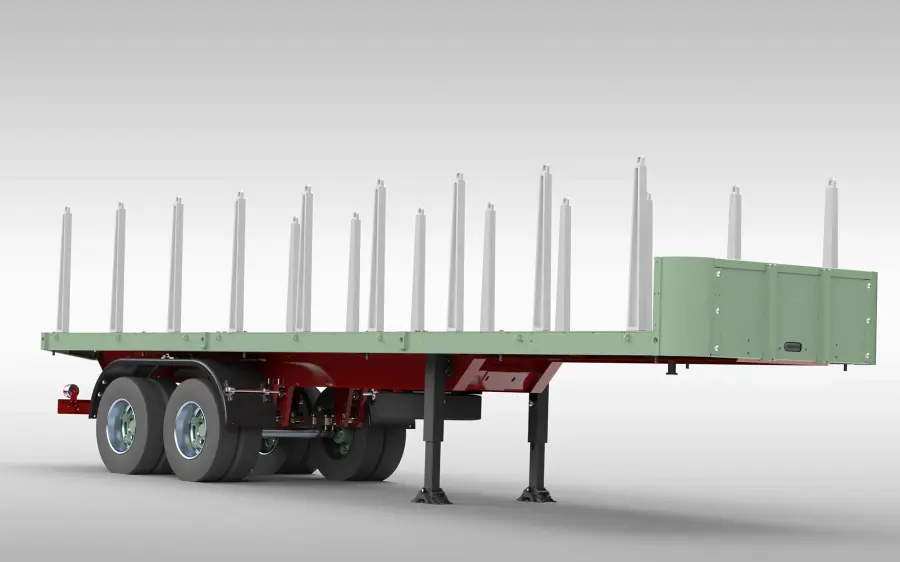 2-Axle Flatbed Trailer Classic Line
