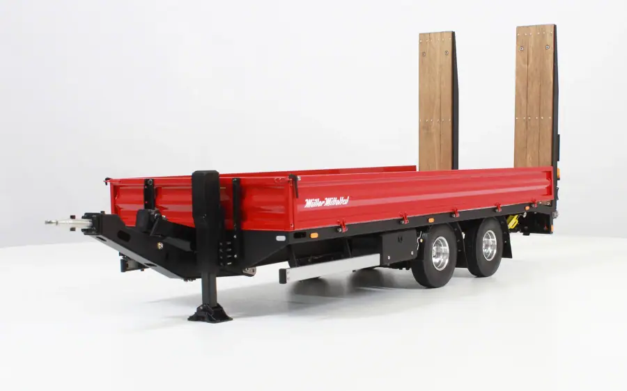 2-axle tandem low-loader trailer