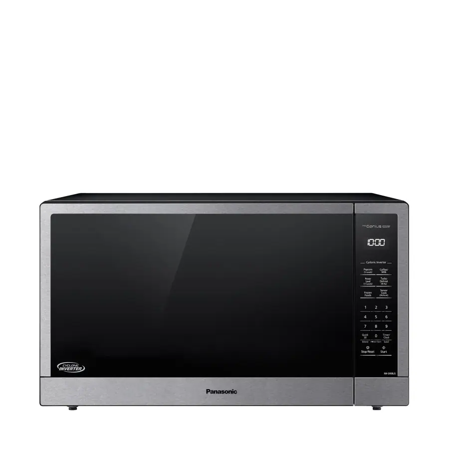 2.2 cu.ft. Cyclonic Wave Inverter Microwave, 1250W - NN-SN98JS