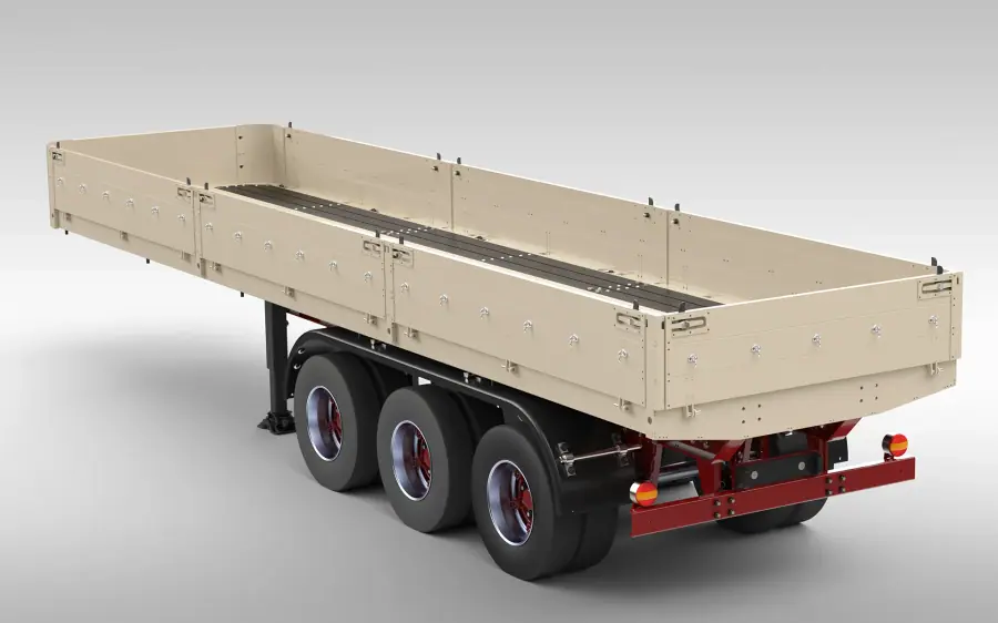 3-Axle Flatbed Semitrailer Classic Line