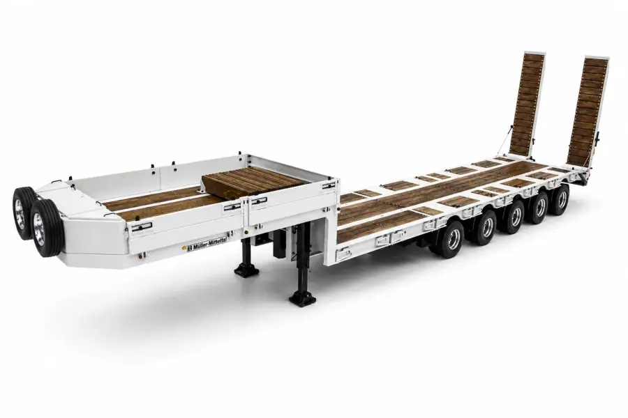 5-axle low-loader semi-trailer, non-functional