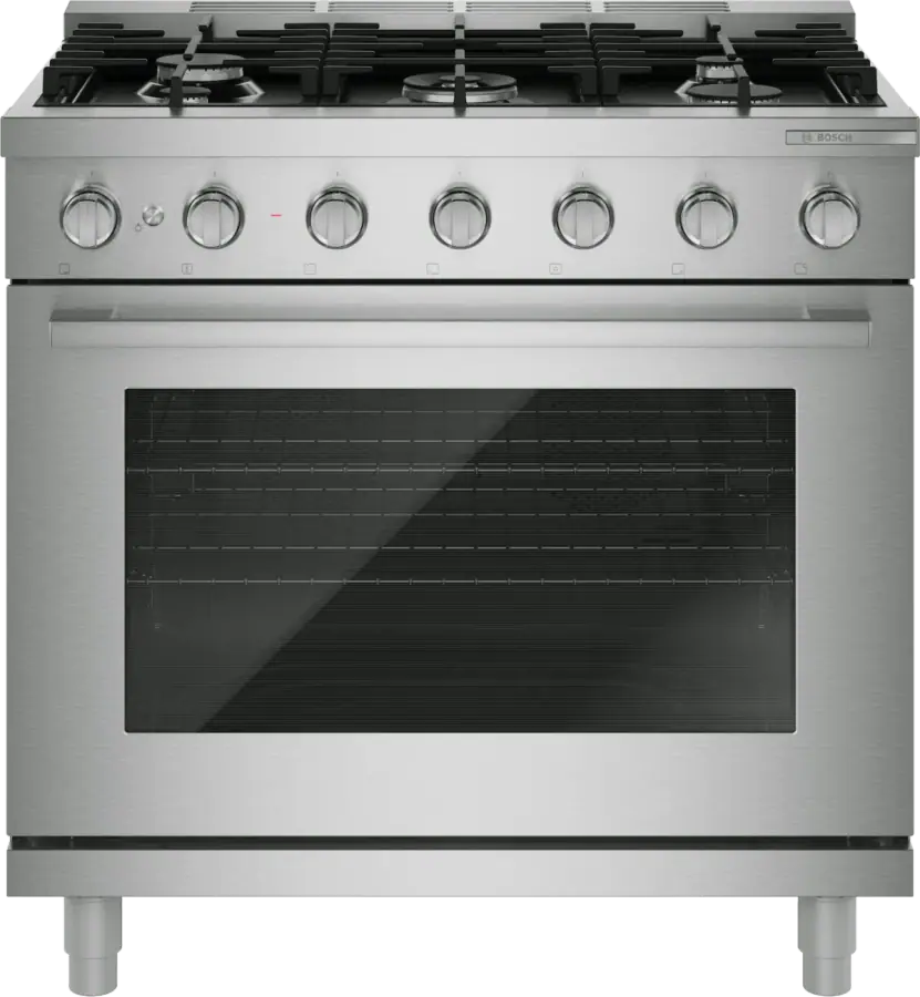 500 Series Dual Fuel Freestanding Range 36'' Stainless Steel HDS5657U