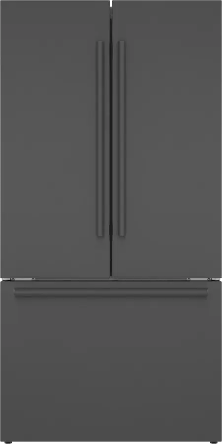 800 Series French Door Bottom Mount Refrigerator 36'' Black Stainless Steel B36CT80SNB