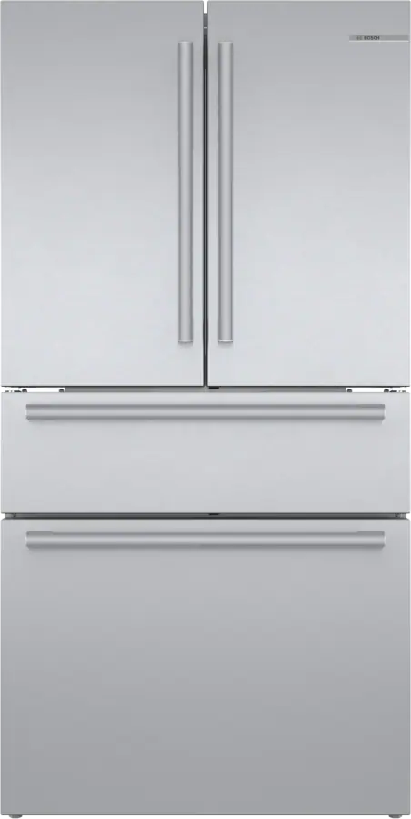 800 Series French Door Bottom Mount Refrigerator 36'' Brushed steel B36CL80SNS