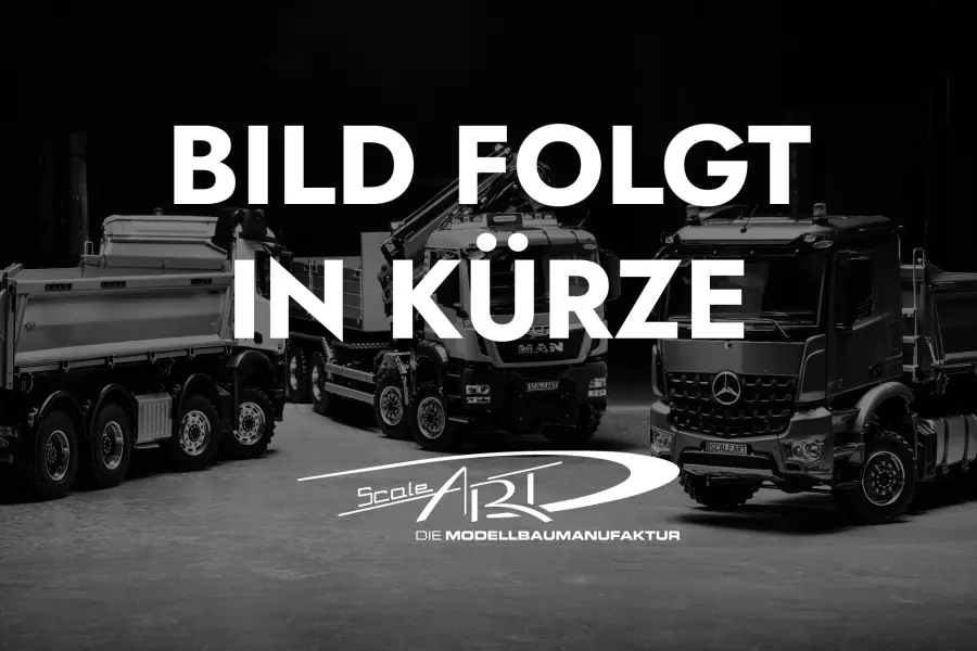 Arocs 3-axle building material truck Palfinger loading crane