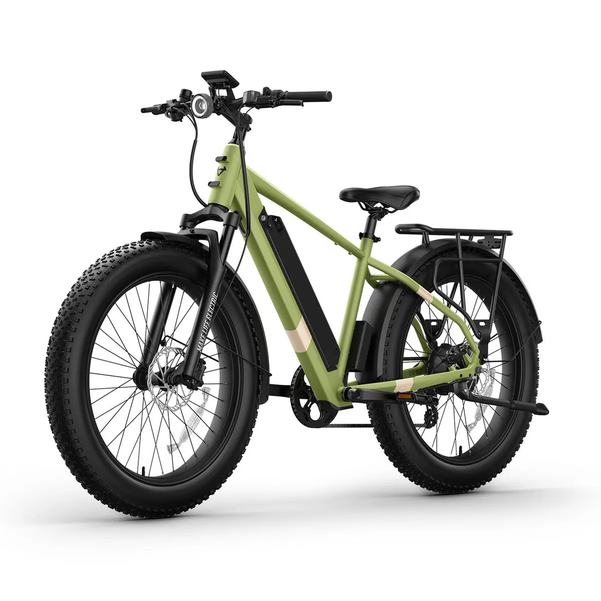 BQi Fat Tire 300 Off-Road Ebike (Step-over) Green Speed 20mph | 50 miles - image 1