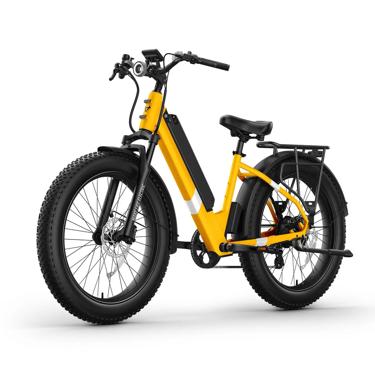 BQi Fat Tire 300 Off-Road Ebike (Step-through) Yellow Speed 20mph | 50 miles - image 1