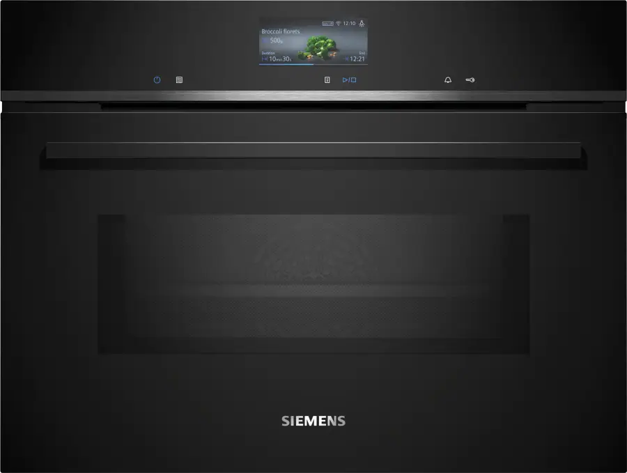 CM736G1B1 iQ700 Built-in compact oven with microwave function 60 x 45 cm Black
