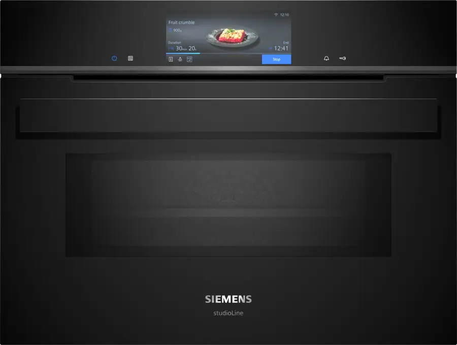 CM978GNB1B iQ700 Built-in compact oven with microwave function 60 x 45 cm Black