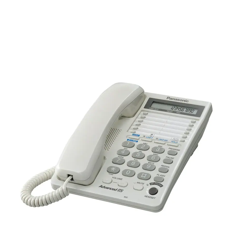 Corded 2-Line Office Phone System - KX-TS208
