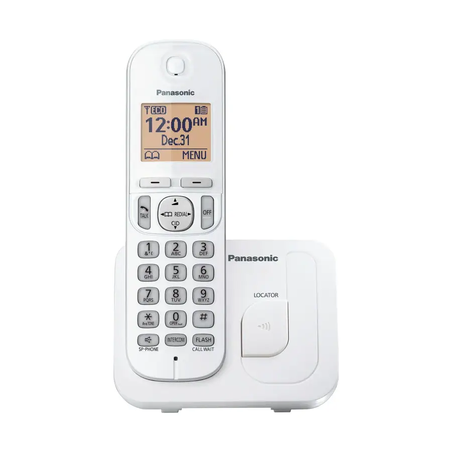 Cordless Phone, 1.6" Backlit Display, Call Block - KX-TGC20x Series
