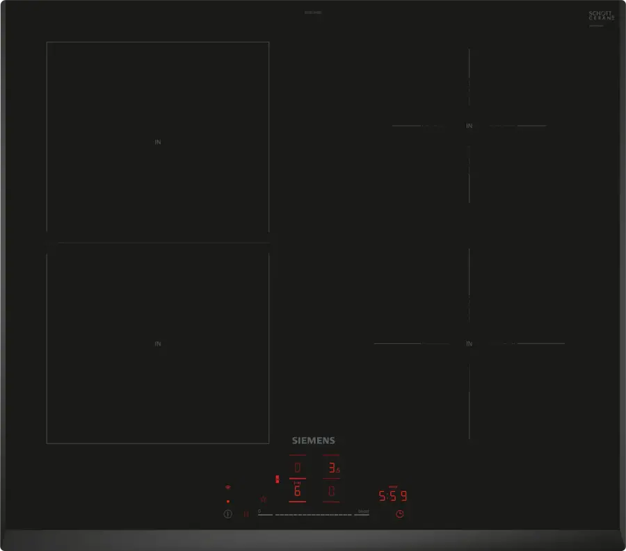 ED651HSB1E iQ500 Induction hob 60 cm surface mount without frame