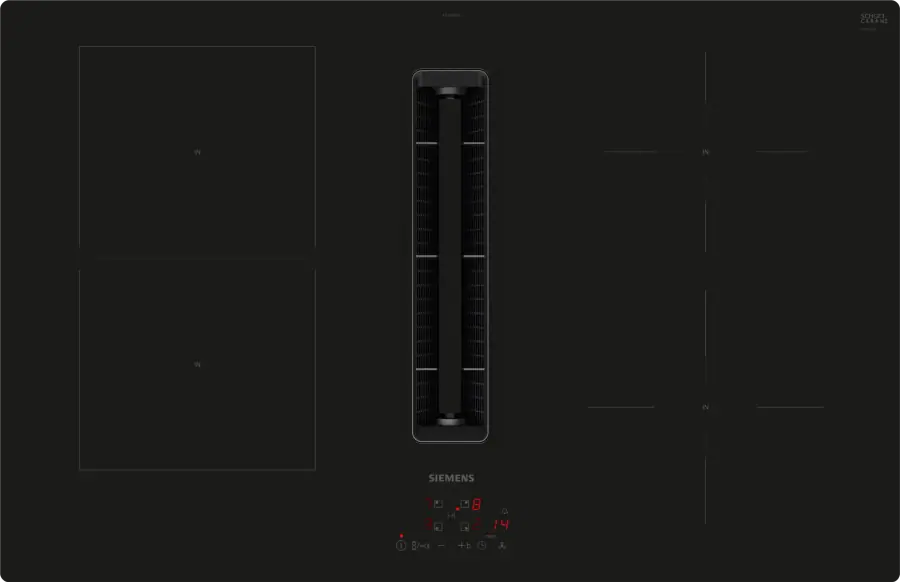 ED811BS16E iQ300 Induction hob with integrated ventilation system 80 cm surface mount without frame