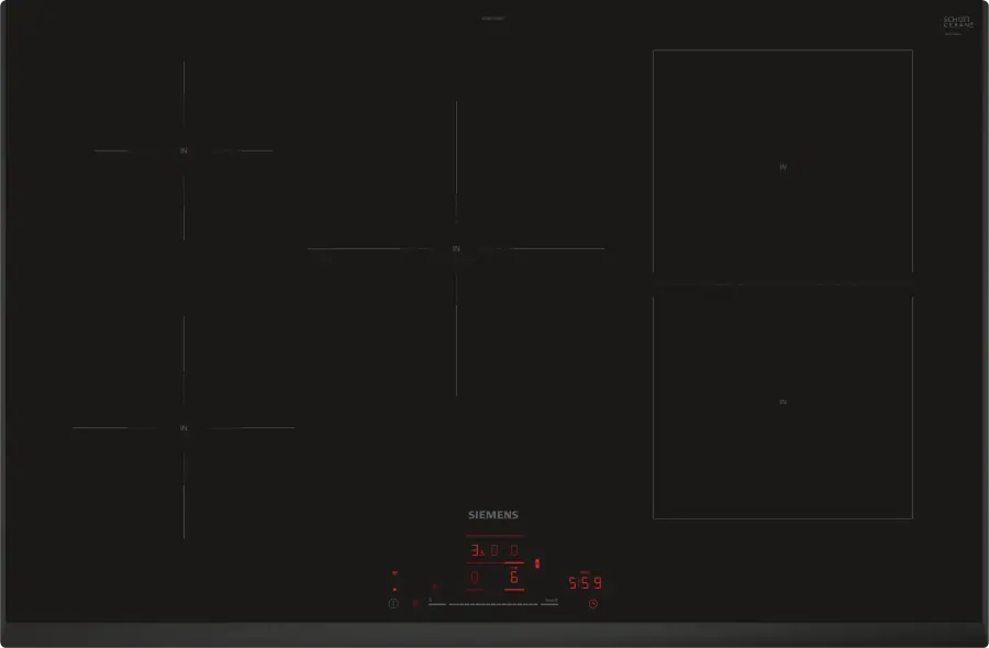 ED851HWB1E iQ500 Induction hob 80 cm surface mount without frame