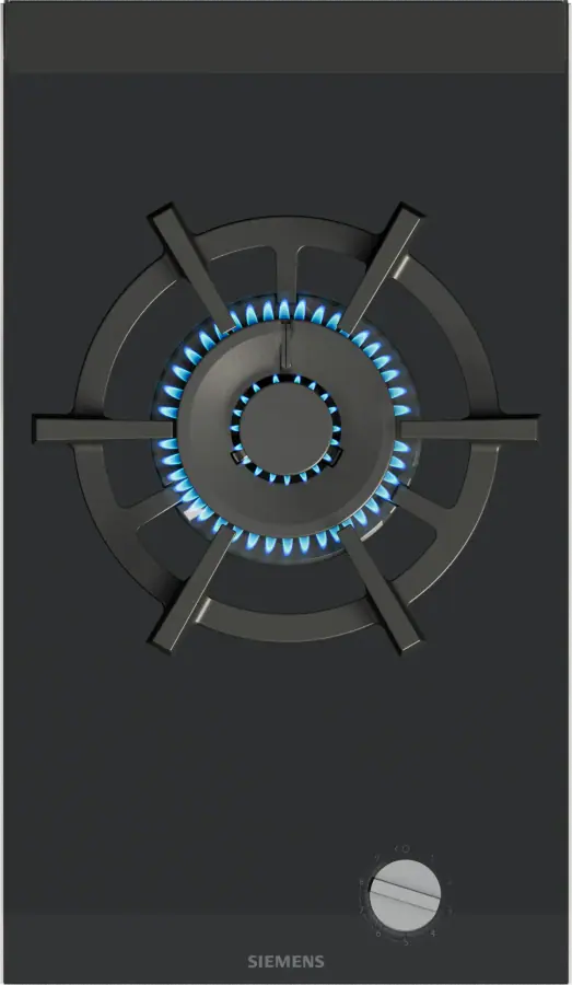 ER3A6AI10 iQ700 Domino gas hob 30 cm Ceramic, Black