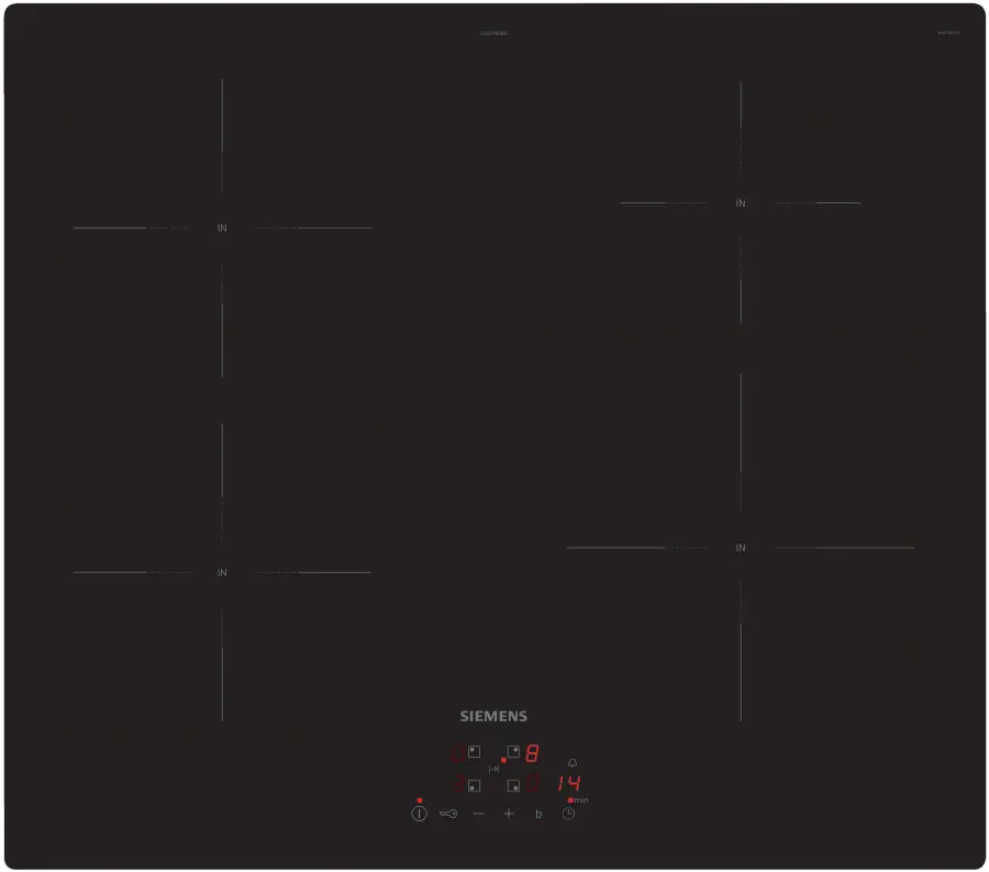 EU611BEB5B iQ100 Induction hob 60 cm surface mount without frame