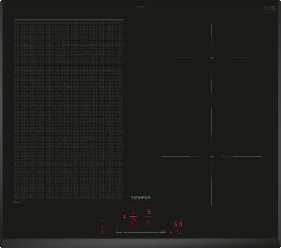 EX651HEC1E iQ700 Induction hob 60 cm surface mount without frame