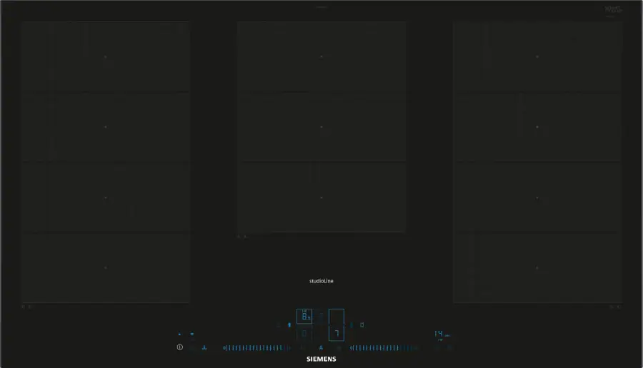EX977NXV6E iQ700 Induction hob 90 cm Black,