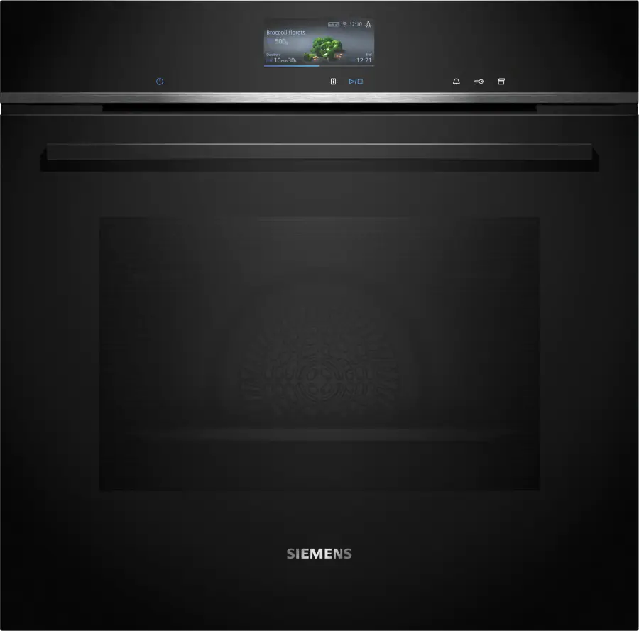 HS736G1B1B iQ700 Built-in oven with steam function 60 x 60 cm Black