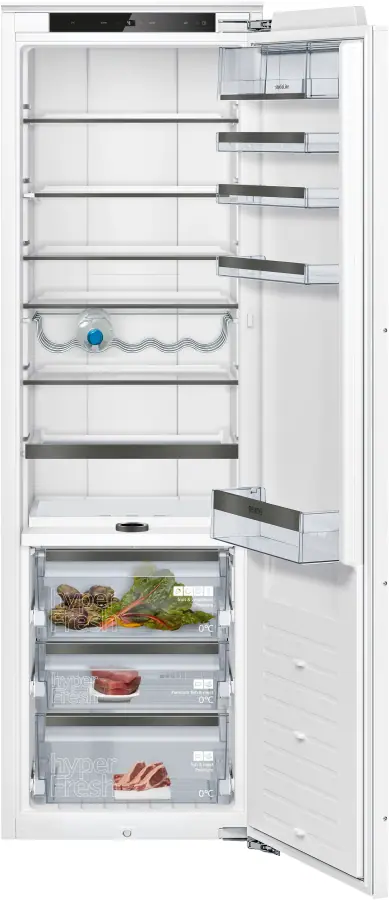 KI81FHOD0 iQ700 Built-in fridge 177.2 x 55.8 cm soft close flat hinge