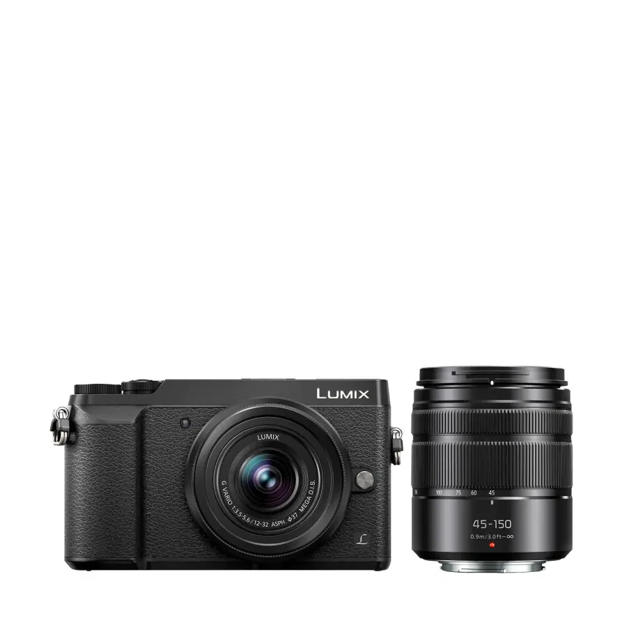 LUMIX GX85 Mirrorless Camera + 12-32mm and 45-150mm Zoom Lenses