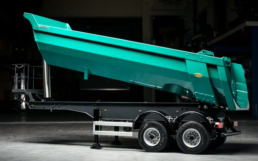 Meiller Halfpipe-Tipper Semi-Trailer, 2-Axle