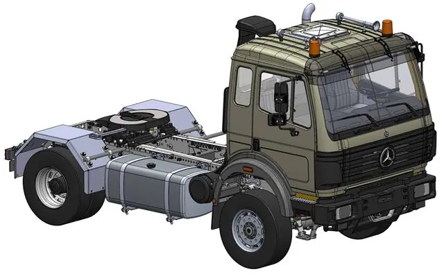 Mercedes SK 2-axle 4x4 tractor unit