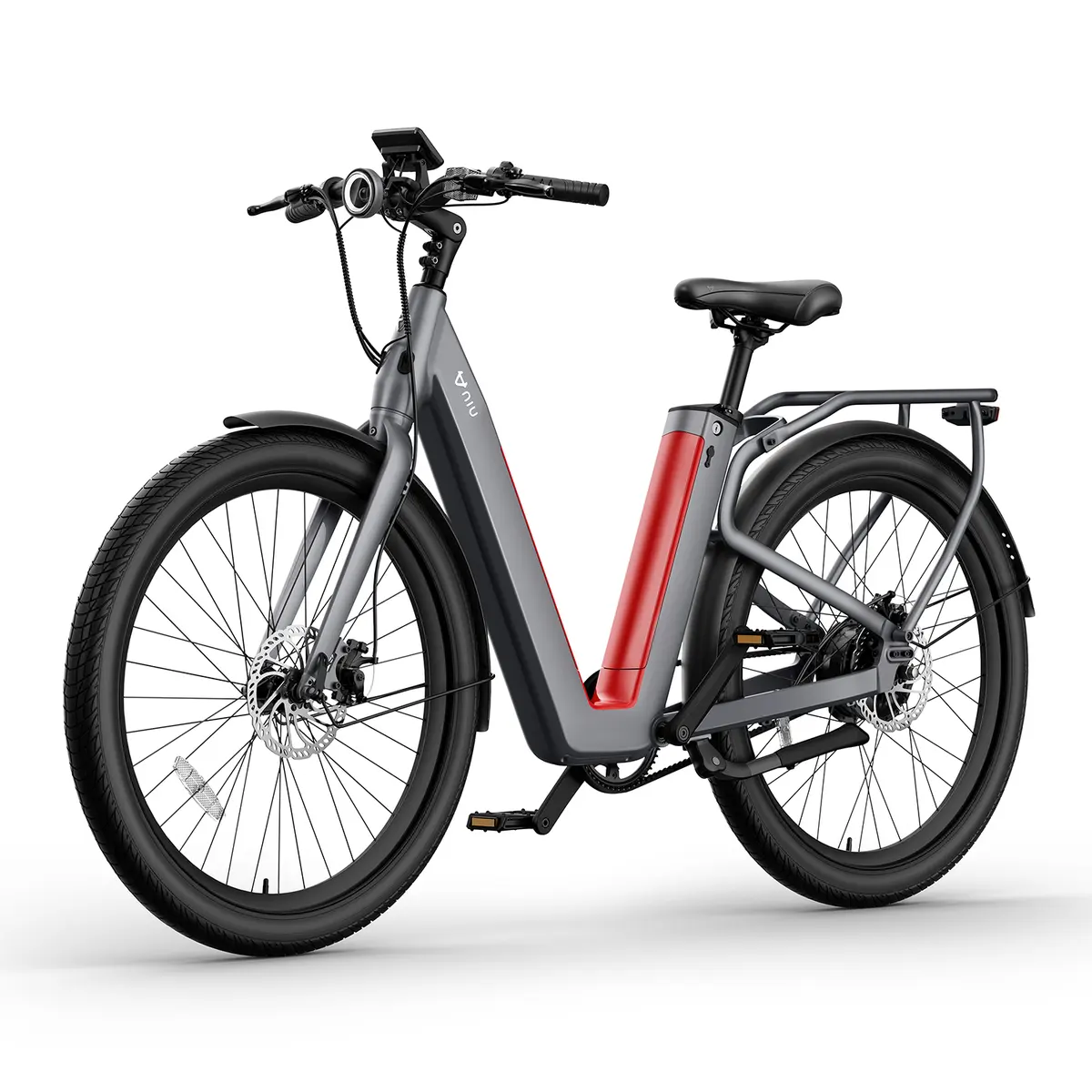 NIU BQi-C3 Pro Ebike Glossy Gray Speed 20mph | Range 90 miles - image 1