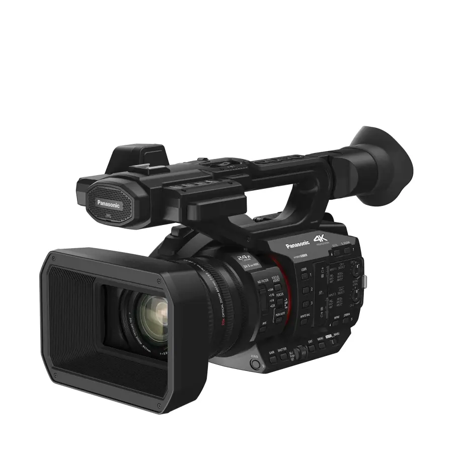 Panasonic Pro Camcorder 24.5mm Wide-Angle Lens 20x Optical Zoom
