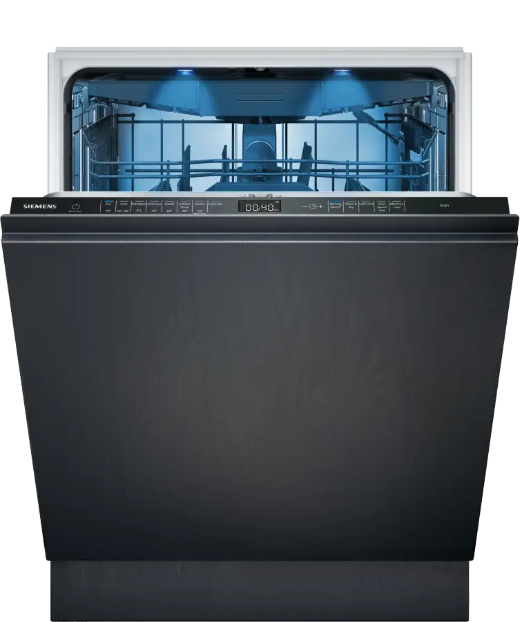 SN95YX02CG iQ500 Fully-integrated dishwasher 60 cm varioHinge
