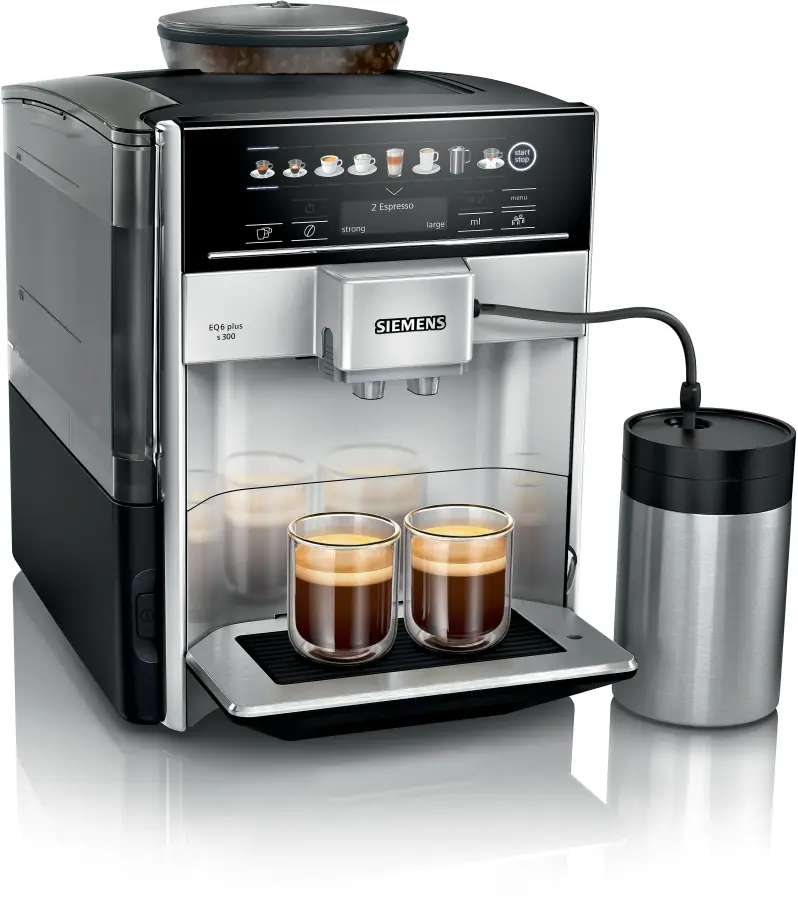 TE653M11GB Bean to cup coffee machine EQ6 plus s300 Silver