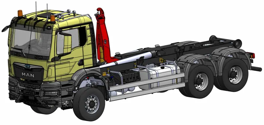 TGS 3-Axle Hooklift Truck