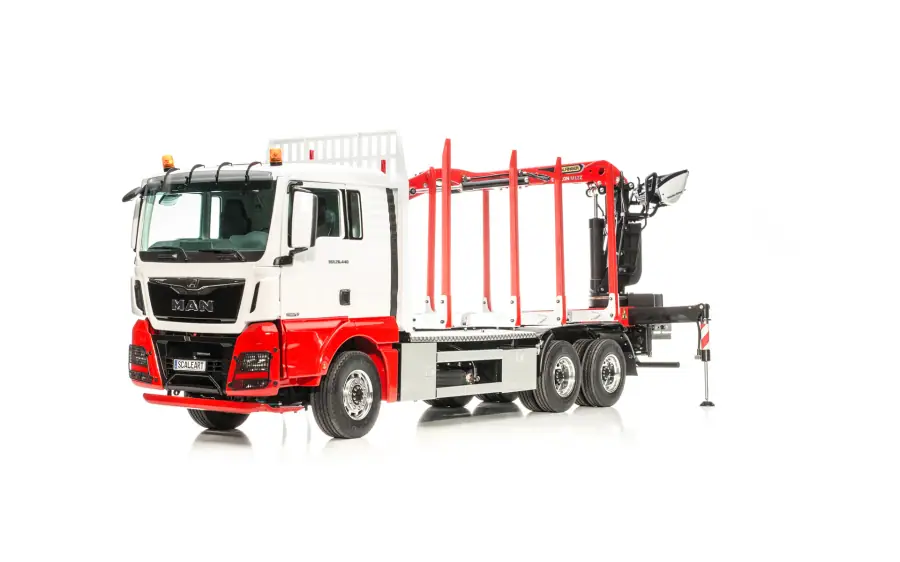 TGS 3-axle short-timber truck, Epsilon M12Z